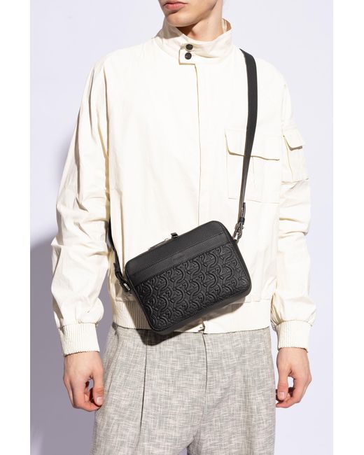 Ferragamo Black 'tra' Shoulder Bag, for men