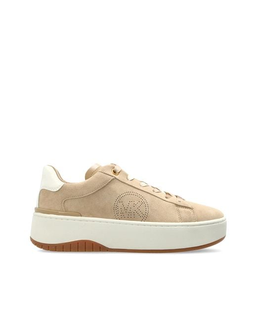 MICHAEL Michael Kors White Sport Shoes On The 'Dottie' Platform