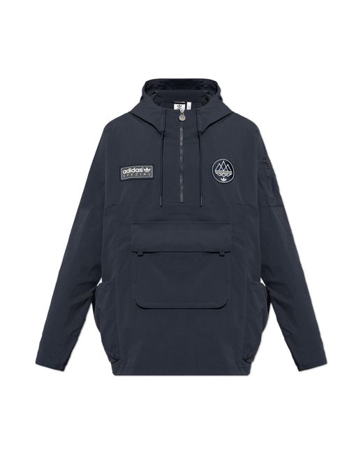 Adidas Originals Blue Jacket From The 'Spezial' Collection for men