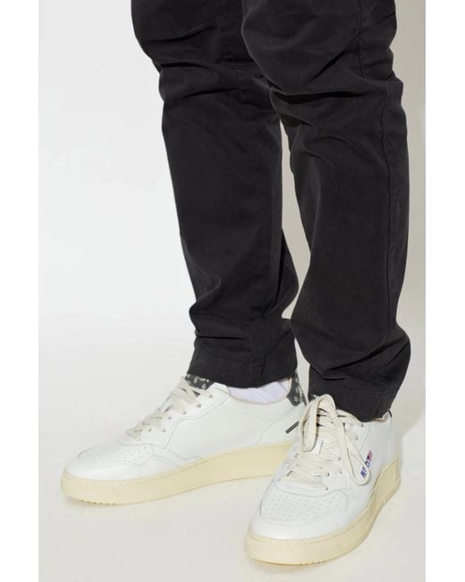 Autry White 'Medalist' Sports Shoes for men