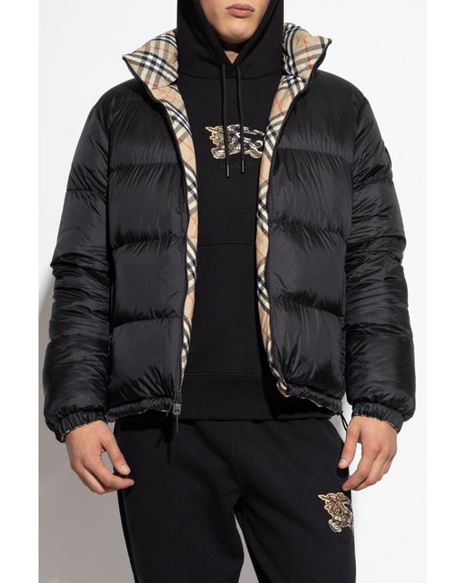 Burberry Black Reversible Down Jacket for men