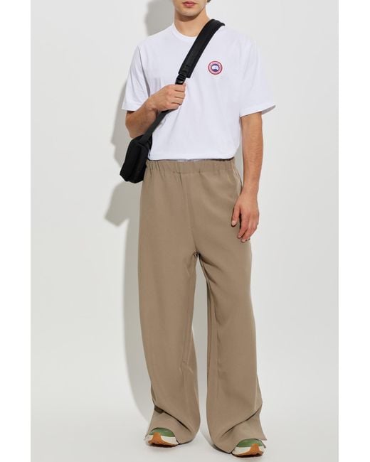 Canada Goose White T-Shirt 'Ocra' for men