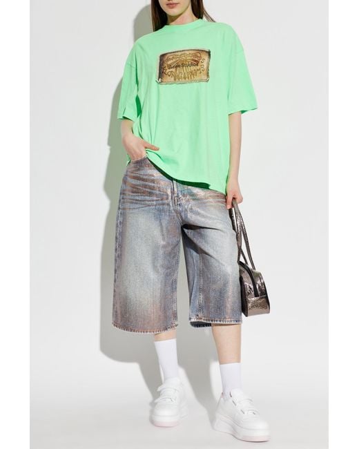 Acne Green Long-Sleeve Top