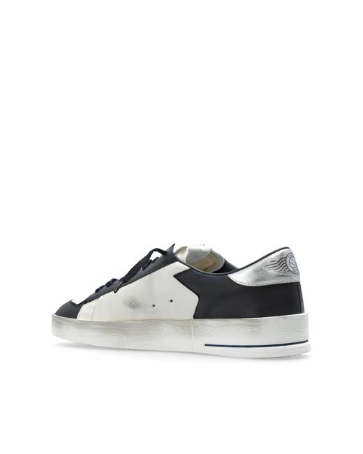 Golden Goose Deluxe Brand Natural Sneakers Stardan Con Collarino E Passalacci for men