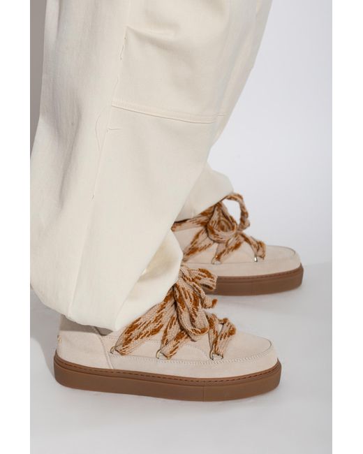 Inuikii Brown 'Suede Knot' Snow Boots