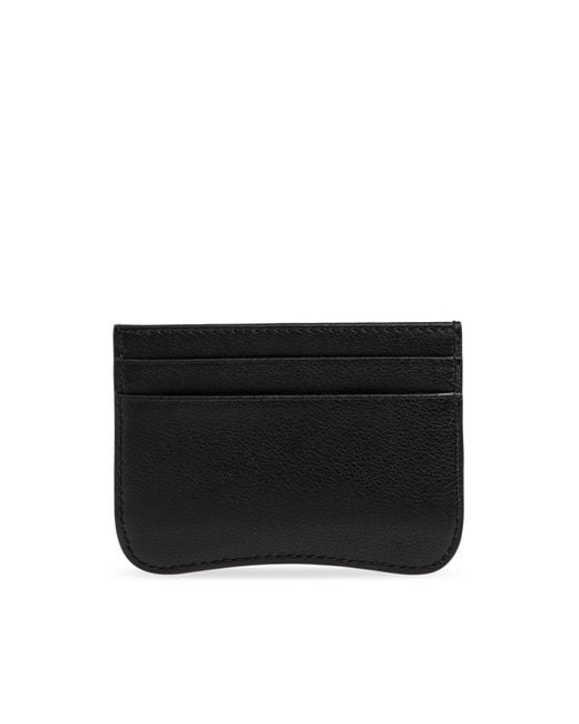 AMI Black Leather Card Holder