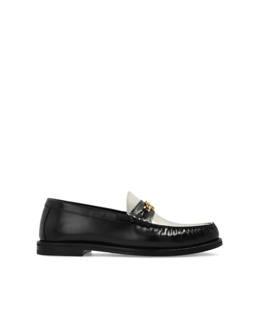 Amiri Black Leather Boots Two Toone Ma Chain for men
