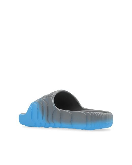 Adidas Originals Blue ‘Adilette 22’ Slides for men