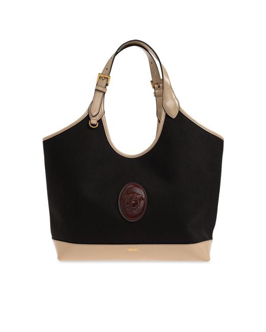 Versace Black "Rivière Large" Bag