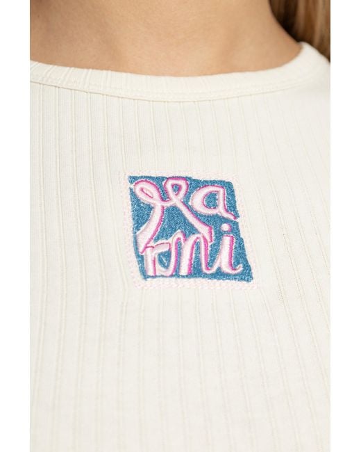 Marni Blue Strap Top