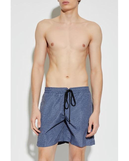 Brioni Blue Swim Shorts for men