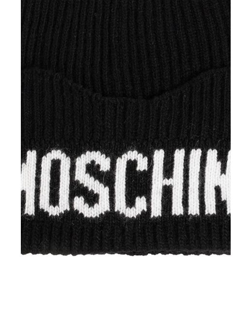 Moschino Brown Cap With Logo