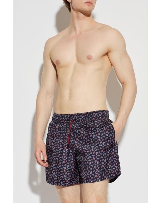 Etro Blue Swim Shorts for men