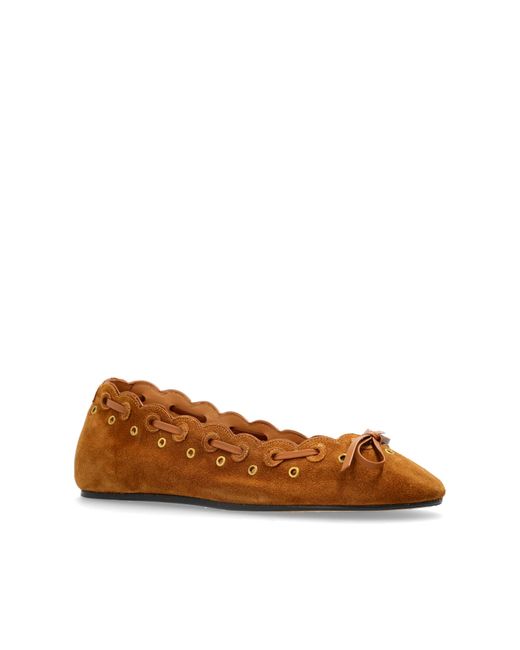 Isabel Marant Natural Ballet Flats "Balfy"