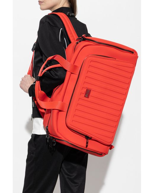 DIESEL Red Hand Luggage Bag 'Dsb004'