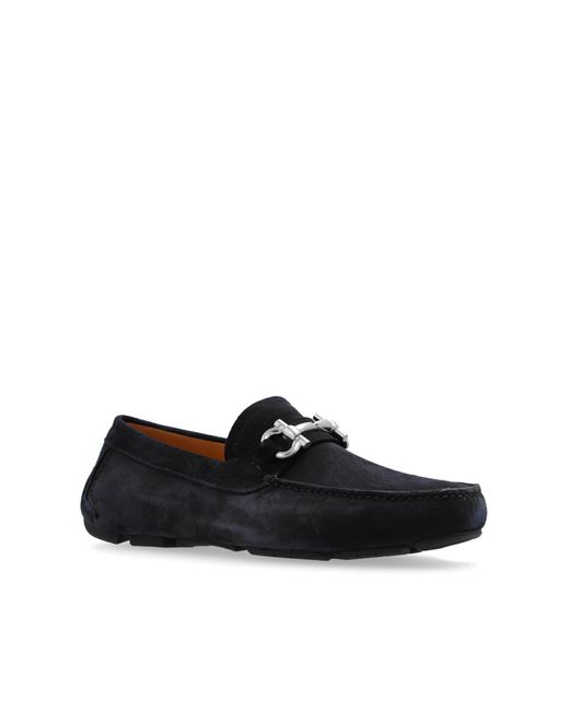 Ferragamo Black Leather Shoes 'Parigi' for men