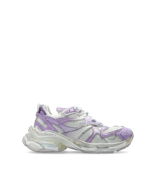Balenciaga White 'Runner 2' Sports Shoes