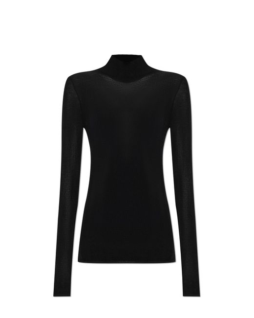 Versace Black Short Double-Breasted Coat