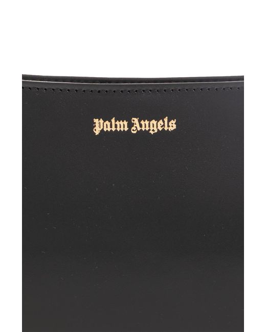 Palm Angels Black 'giorgina' Shoulder Bag,