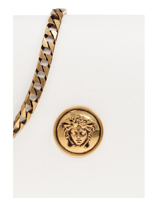 Versace White "Emblème Mini" Bag