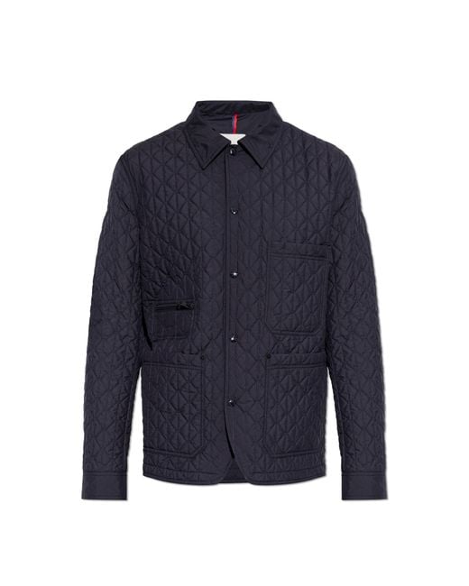 Moncler Blue Insulated Jacket "Theoline" for men