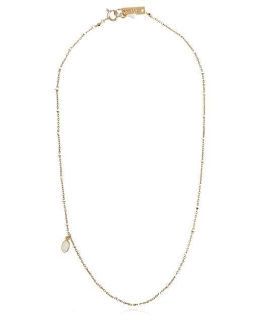 Isabel Marant Black Brass Necklace