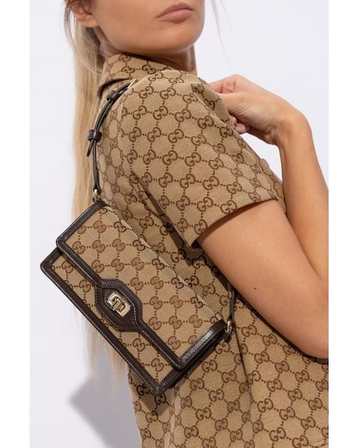 Gucci Brown 'luce Mini' Shoulder Bag,