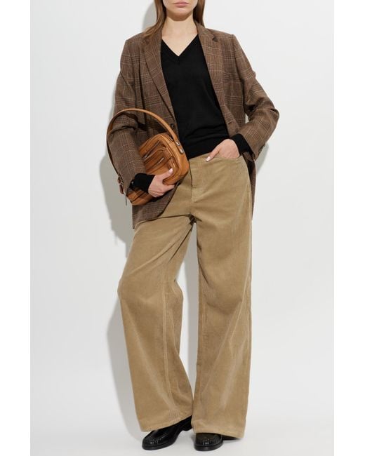 A.P.C. Natural Corduroy Trousers