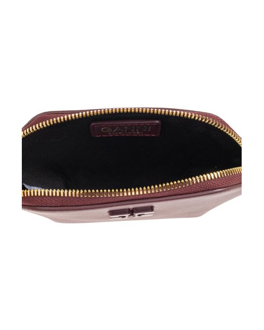 Ganni Brown Waist Bag Made Of Eco Leather