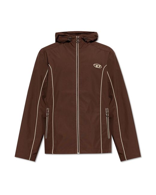 DIESEL Brown Jacket 'J-Hives' for men