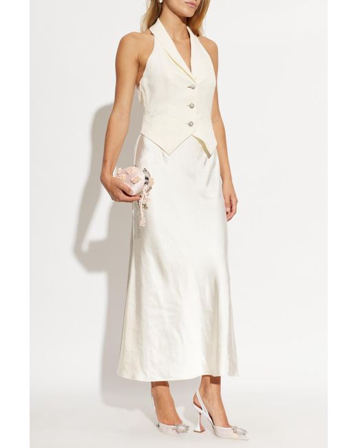 Self-Portrait White Two-Piece Dress With An Open Back