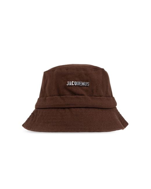 Jacquemus Brown Hat With Logo