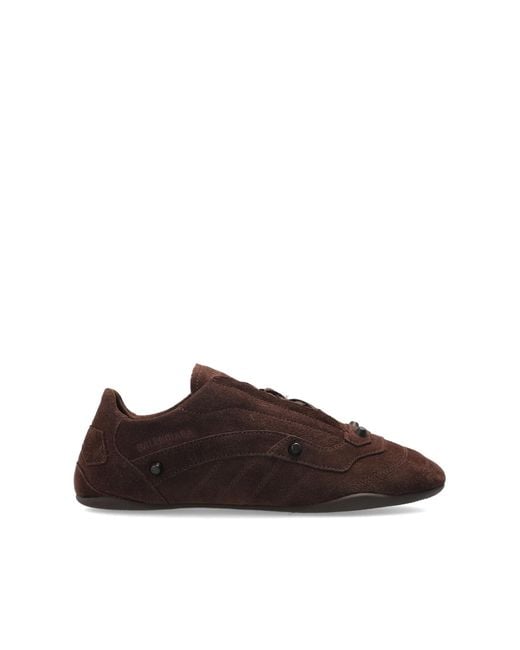 Balenciaga Brown 'City' Sports Shoes
