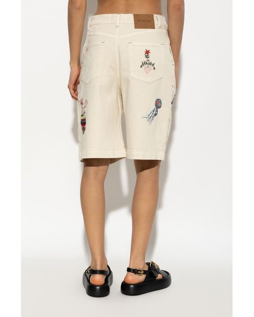 Munthe Natural "Breyla" Shorts