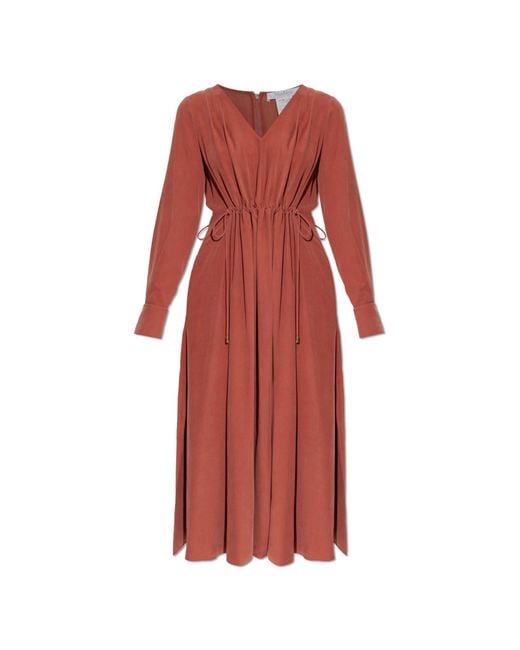 Max Mara Red Full Dress