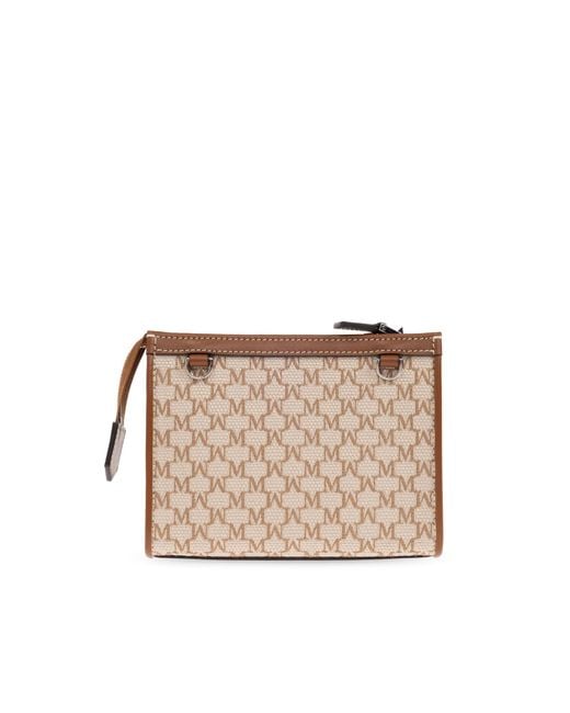 Max Mara Natural Pouch With Monogram