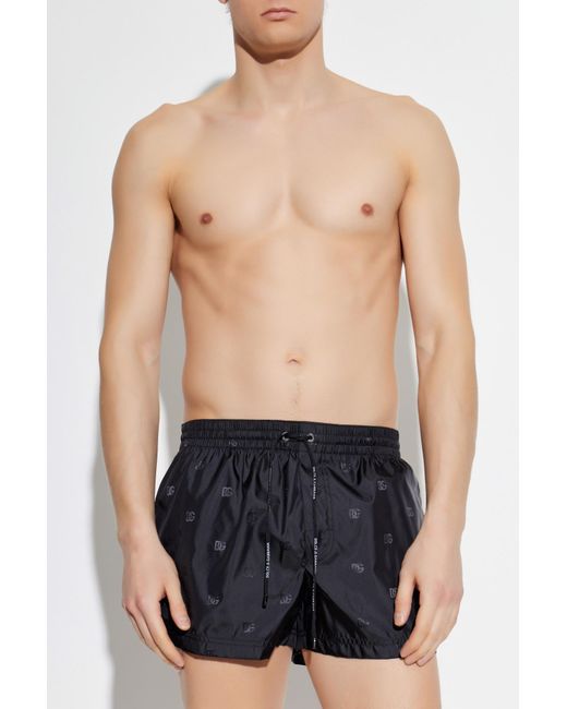 Dolce & Gabbana Blue Swim Shorts for men