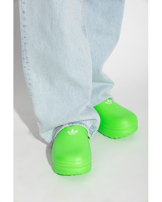 adidas gazelle silver green womens LADIES' ADIFOM STAN SMITH MULE SHOES