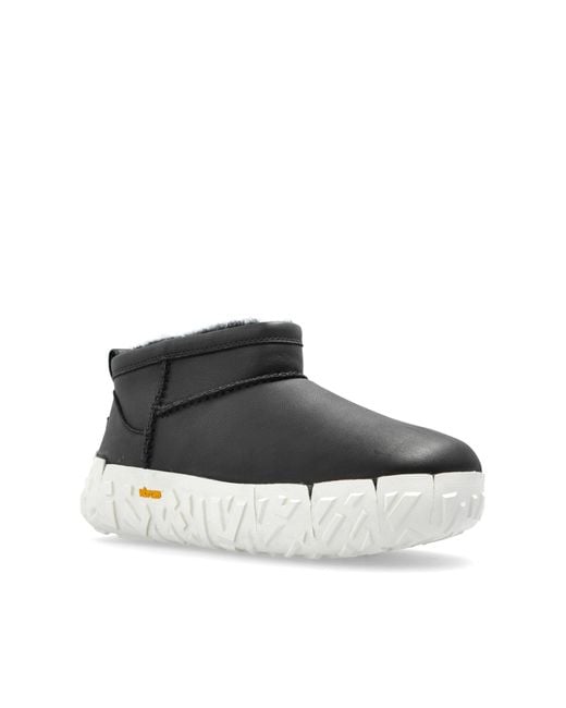 Ugg Black Snow Boots 'Cl Ultra Mini Wrap Tech' for men