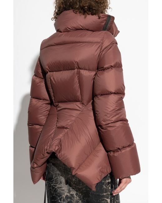 Rick Owens Pink Down Jacket 'Naska'