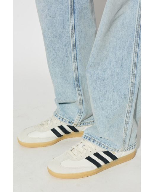 Adidas Originals White Sports Shoes 'Samba Og W' for men
