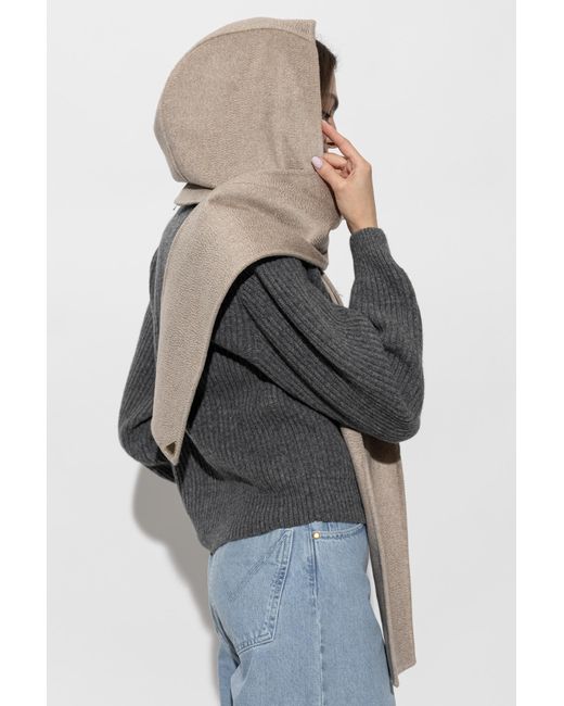 Max Mara Natural Cashmere Scarf "Erba"