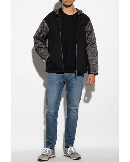DIESEL Black Rob-Doval-Pj Sweatshirt for men
