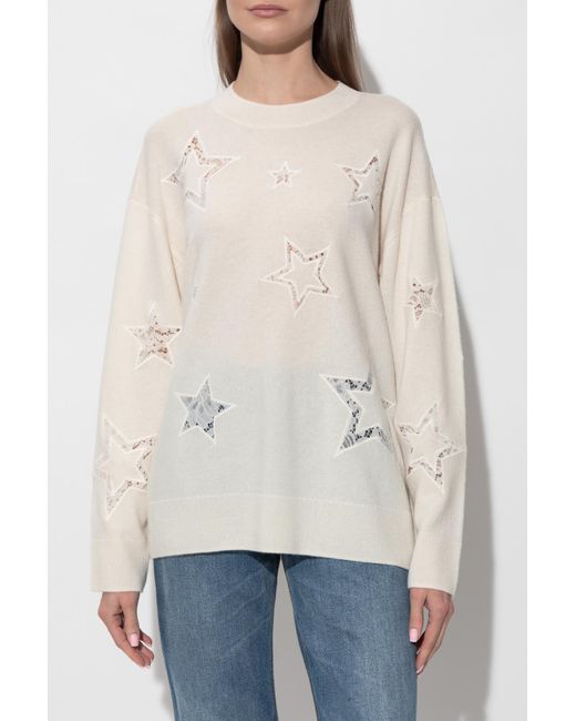 LoveShackFancy Blue Sweater "Westcott"