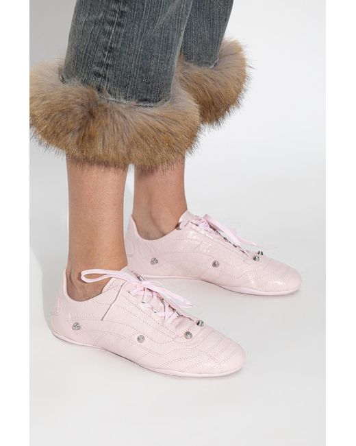 Balenciaga Pink 'City' Sports Shoes