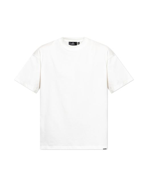 Represent White Oversize 'Initial' T-Shirt for men