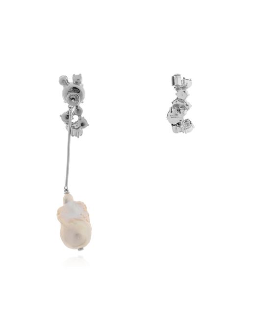 Givenchy Black Asymmetric Earrings