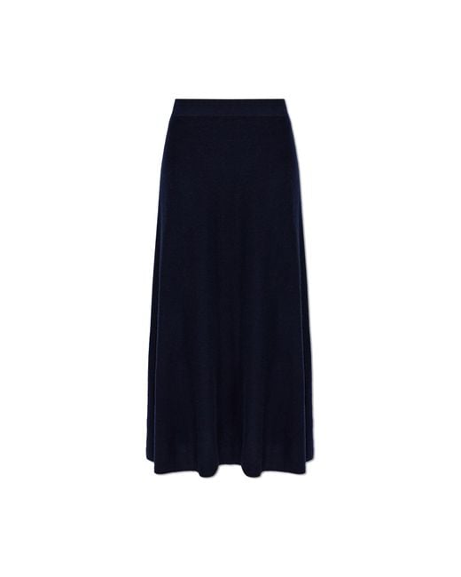Lisa Yang Blue Cashmere Skirt 'Torie'