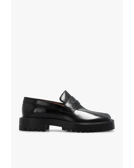 Maison Margiela Black 'Tabi' Moccasins