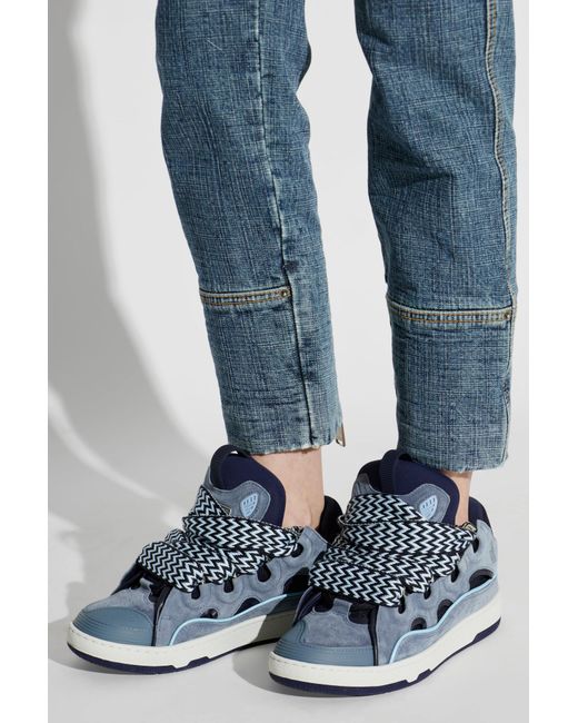Lanvin Blue Curb' Sneakers